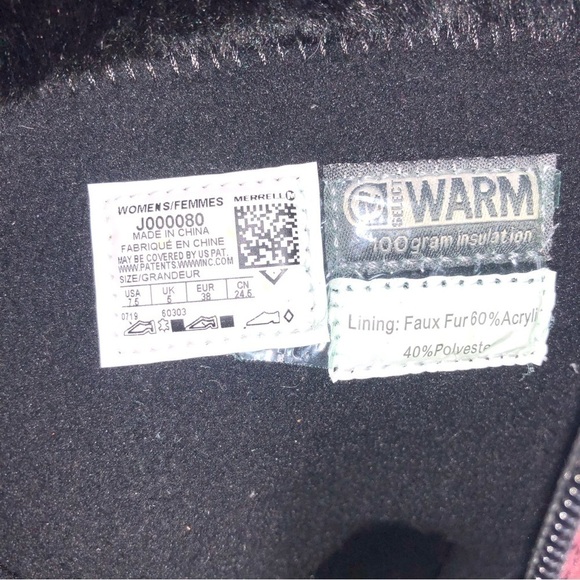 Women's MERRELL Haven Pull On Polar Waterproof & Insulated Boots #J000080 Sz 7.5 - Picture 9 of 9